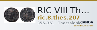 RIC VIII Thessalonica 207 — CANOA