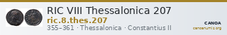 RIC VIII Thessalonica 207 — CANOA