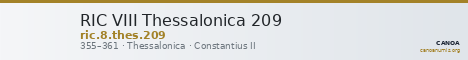 RIC VIII Thessalonica 209 — CANOA