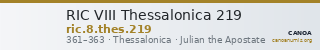 RIC VIII Thessalonica 219 — CANOA