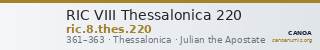 RIC VIII Thessalonica 220 — CANOA
