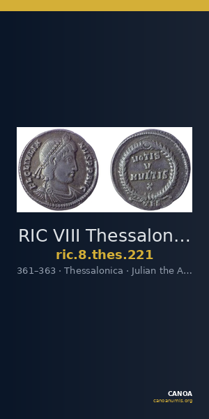 RIC VIII Thessalonica 221 — CANOA