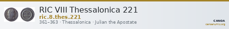 RIC VIII Thessalonica 221 — CANOA