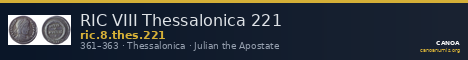 RIC VIII Thessalonica 221 — CANOA