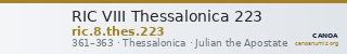 RIC VIII Thessalonica 223 — CANOA