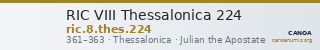 RIC VIII Thessalonica 224 — CANOA