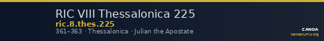 RIC VIII Thessalonica 225 — CANOA