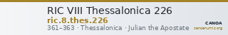 RIC VIII Thessalonica 226 — CANOA