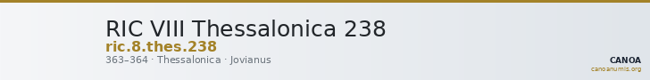RIC VIII Thessalonica 238 — CANOA