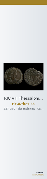 RIC VIII Thessalonica 44 — CANOA