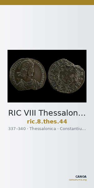 RIC VIII Thessalonica 44 — CANOA