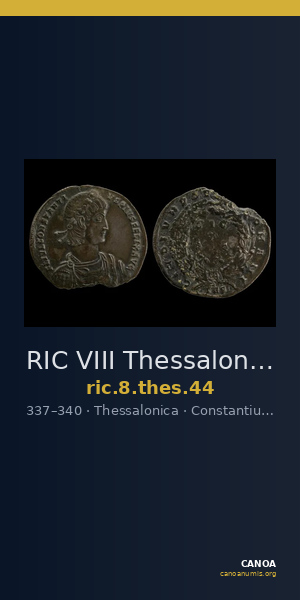 RIC VIII Thessalonica 44 — CANOA
