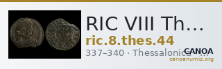 RIC VIII Thessalonica 44 — CANOA