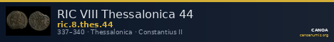 RIC VIII Thessalonica 44 — CANOA