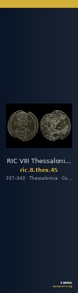 RIC VIII Thessalonica 45 — CANOA