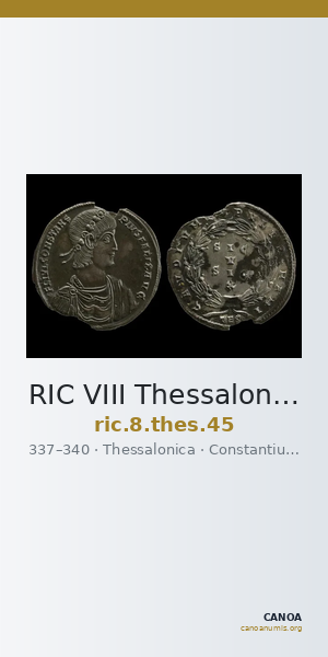 RIC VIII Thessalonica 45 — CANOA
