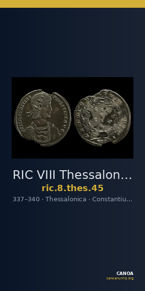 RIC VIII Thessalonica 45 — CANOA