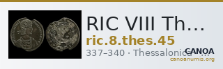 RIC VIII Thessalonica 45 — CANOA