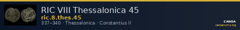 RIC VIII Thessalonica 45 — CANOA
