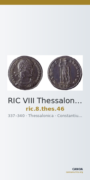 RIC VIII Thessalonica 46 — CANOA