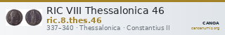 RIC VIII Thessalonica 46 — CANOA