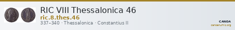 RIC VIII Thessalonica 46 — CANOA