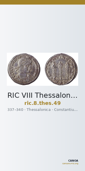 RIC VIII Thessalonica 49 — CANOA