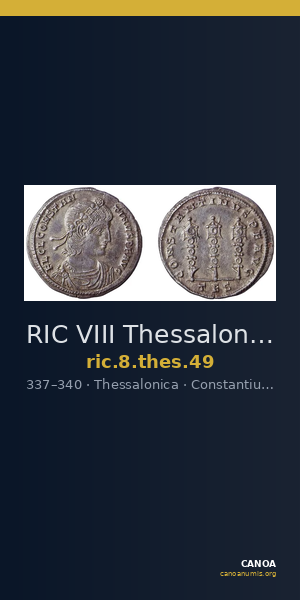 RIC VIII Thessalonica 49 — CANOA