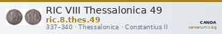 RIC VIII Thessalonica 49 — CANOA