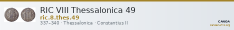 RIC VIII Thessalonica 49 — CANOA
