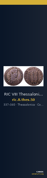 RIC VIII Thessalonica 50 — CANOA