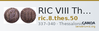 RIC VIII Thessalonica 50 — CANOA