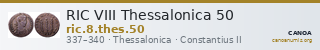 RIC VIII Thessalonica 50 — CANOA
