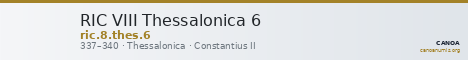 RIC VIII Thessalonica 6 — CANOA