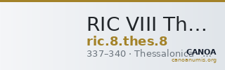 RIC VIII Thessalonica 8 — CANOA