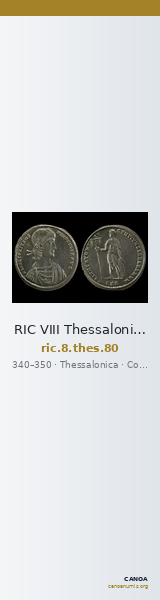 RIC VIII Thessalonica 80 — CANOA