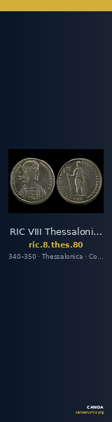 RIC VIII Thessalonica 80 — CANOA