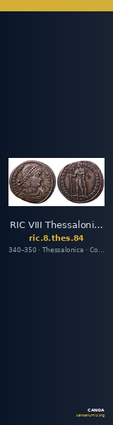 RIC VIII Thessalonica 84 — CANOA