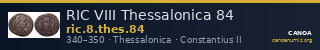 RIC VIII Thessalonica 84 — CANOA