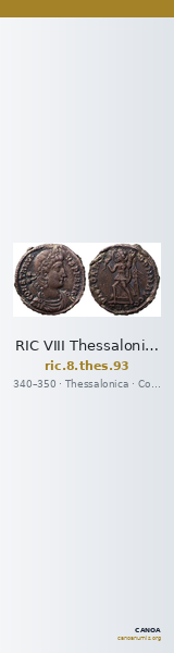RIC VIII Thessalonica 93 — CANOA