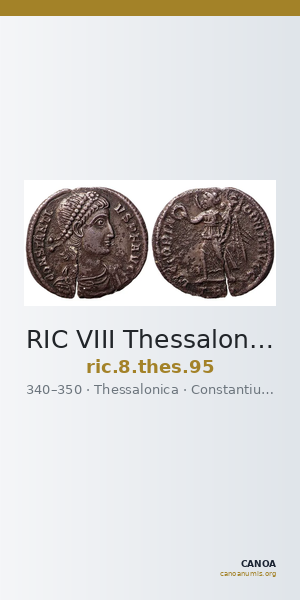 RIC VIII Thessalonica 95 — CANOA