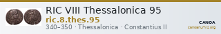 RIC VIII Thessalonica 95 — CANOA