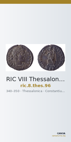 RIC VIII Thessalonica 96 — CANOA