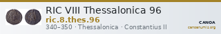 RIC VIII Thessalonica 96 — CANOA