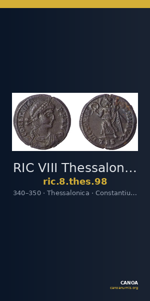 RIC VIII Thessalonica 98 — CANOA
