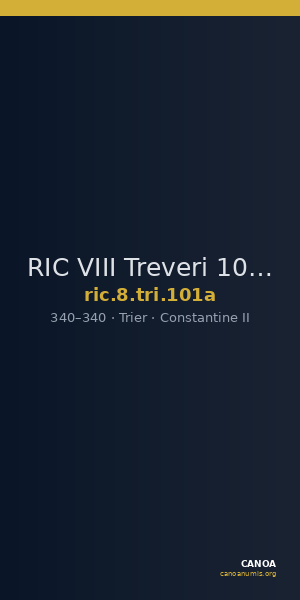 RIC VIII Treveri 101a — CANOA