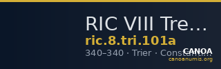 RIC VIII Treveri 101a — CANOA