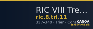 RIC VIII Treveri 11 — CANOA