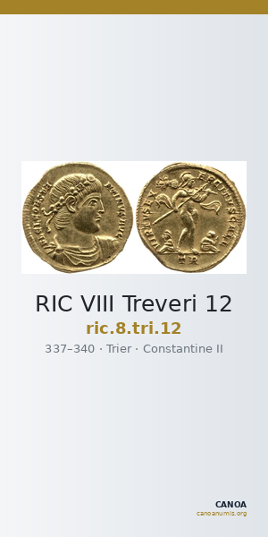 RIC VIII Treveri 12 — CANOA