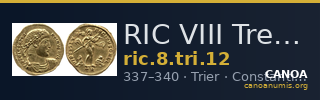 RIC VIII Treveri 12 — CANOA